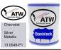 Preview: Chevrolet, Silver Metallic, 13 0049-P1: 1L Lackdose, von ATW Autoteile West.
